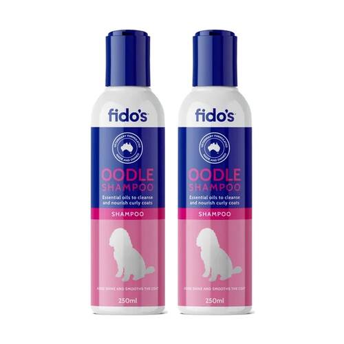 2PK Fidos Pet Dog Grooming Washing Care Shampoo Oodles 500ml