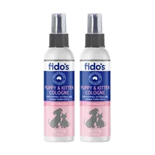 2PK Fidos Pet Puppy & Kittens Cologne Spray Grooming Care 125ml