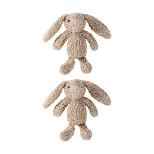 2PK Petshop By Fringe Studio Bunny Love Plush Loud Squeaker Dog Toy 28cm