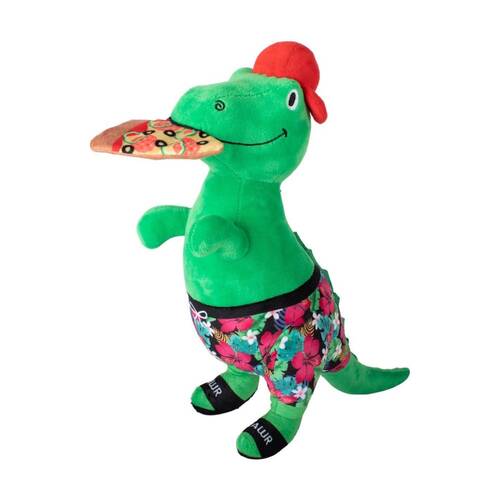 Petshop By Fringe Studio Pizzasaurus Rex Dinosaur Plush Dog Toy Extra Large