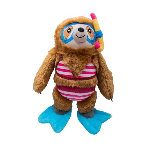 Fringe Studio Swimin With The Fishe Soft Plush Dog Toy Multicolour