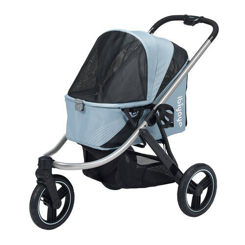 Ibiyaya The Beast Pet Jogging Stroller/Carrier for Pets up to 25kg Flash Grey