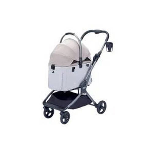 Ibiyaya Lyte 3-In-1 Detachable Pet Stroller/Carrier For Dogs/Cats Medium Apricot