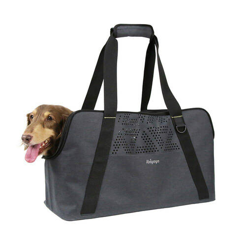 Ibiyaya Dachshund Breezy Wanderer Long Bodied Dog Pet Travel Tote/Shoulder Bag