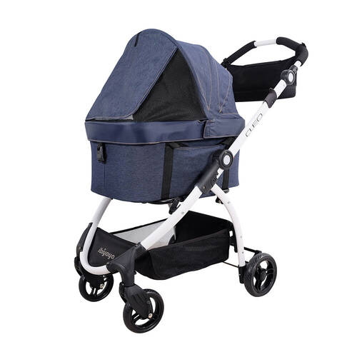 Ibiyaya CLEO Multifunction Pet Stroller/Car Seat Travel System Blue Jeans