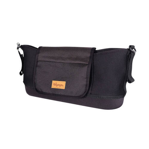 Ibiyaya Pet Pram/Stroller Organiser Pouch/Storage Bag w/Cover 36cm Black