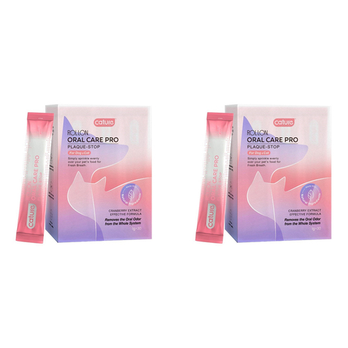 2x 30pc Cature Pet Dog/Cat 1g Seaweed Plaque-Stop Oral Care Pro Powder