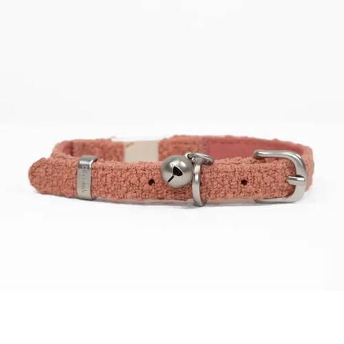 Lilly & Dash Adjustable Fit Cat Collar w/ Bell Terracotta
