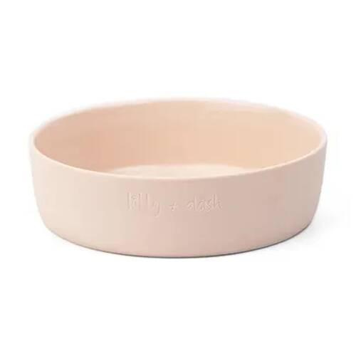 Lilly & Dash Pet Dog Cat 1L Food Water Drinking Bowl 200x185x55mm Rose Quartz