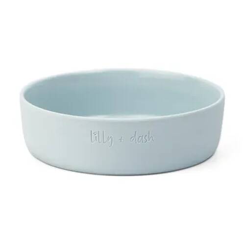 Lilly & Dash Pet Dog Cat 1.75L Food Water Drinking Bowl 230x210x70mm Sky