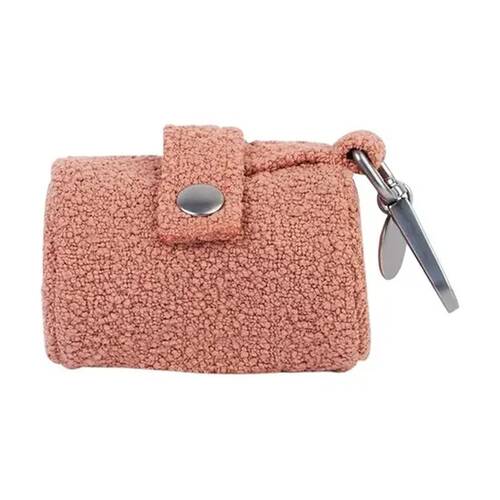 Lilly & Dash Pet Dog Waste Bag Holder w/ Clip Attachment 50x50x50mm Terracotta