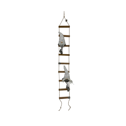 Colours Of Christmas Sparkle Gnome 177x25cm Sitting Rope Ladder