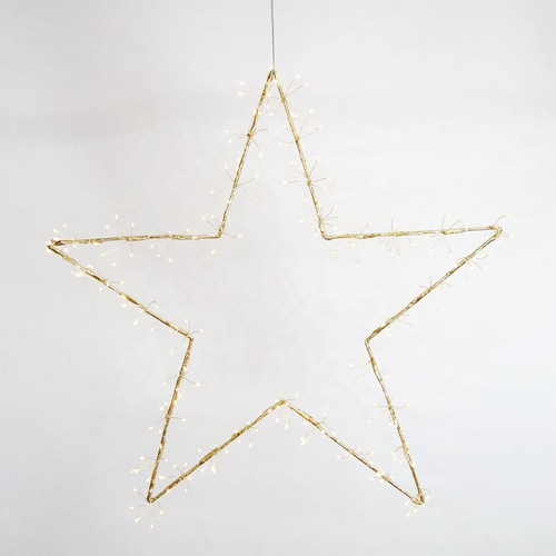Colours Of Christmas 60cm Starburst Star Silhouette Warm Light 222