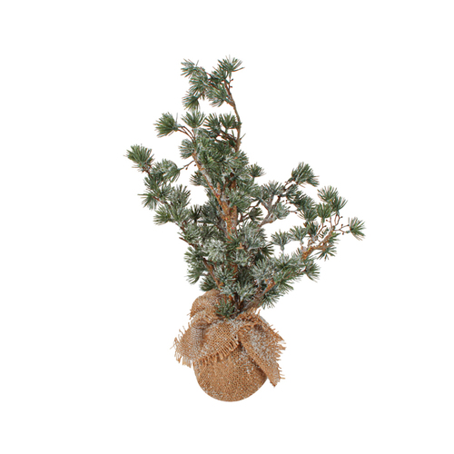 Colours Of Christmas 50cm Bonsai Xmas Tree - Green