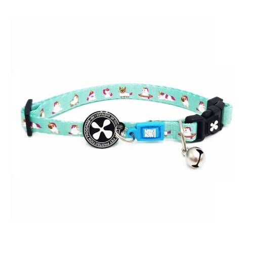 Max & Molly Adjustable Fit Smart ID Cat Collar w/ Bell Unicorn