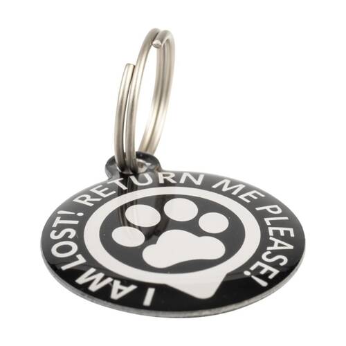 Max & Molly Gotcha Smart Pet ID Tag w/ QR Code 180x100x10mm Black
