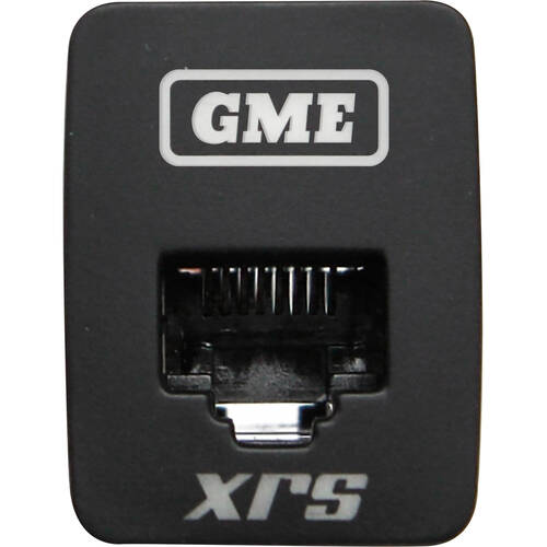 GME RJ45 Pass Through Adapter Fits Selected Nissan Models 30.6x23.5mm White