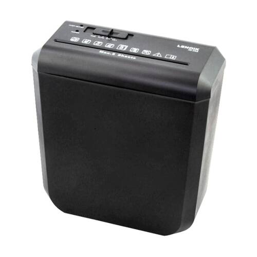 Lenoxx Paper Shredder w/10 Liter Bin 5 A4 Sheet Shred Capacity 180W Black