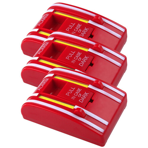 3PK Tomcat 2X3W Cob Switch Light Alarm Inc Batt
