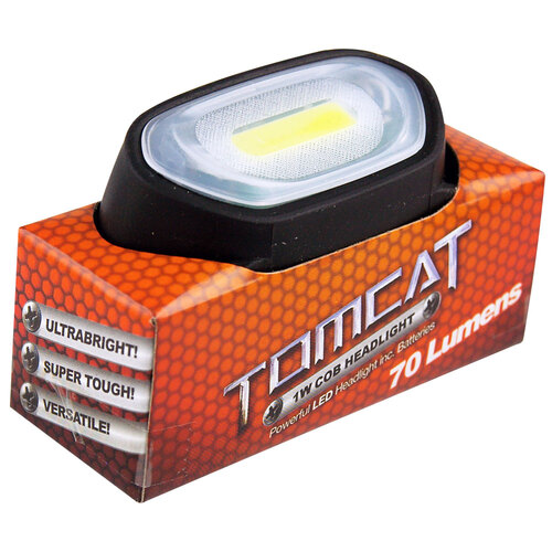 Tomcat 1W Cob Head Lamp Inc. AAA Batteries