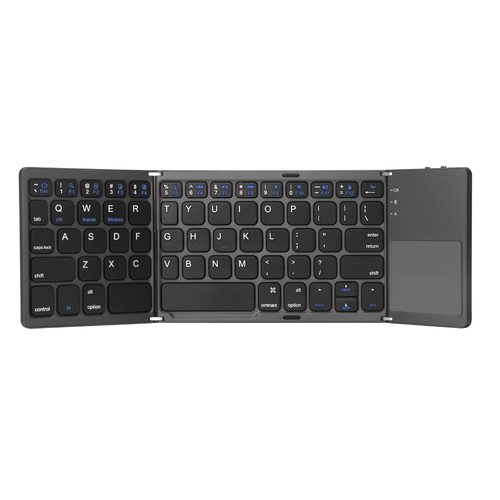 XtremeMac Foldable & Rechargeable Bluetooth Keyboard Integrated TouchPad