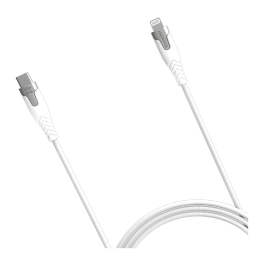 Xtrememac MFI Certified Premium Lightning to USB-C Cable 2M