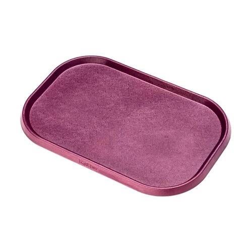 West Paw Non-Slip Pet Dog Feeding Placemat 53x34x2cm Tropic Red