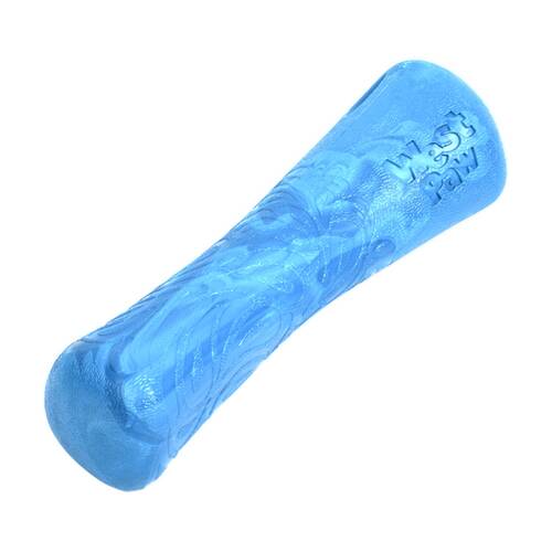 West Paw Drifty Bone Pet Dog Fetch Throwing Soft Chew Toy Small Surf