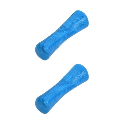 2PK West Paw Drifty Bone Pet Dog Fetch Throwing Soft Chew Toy Small Surf