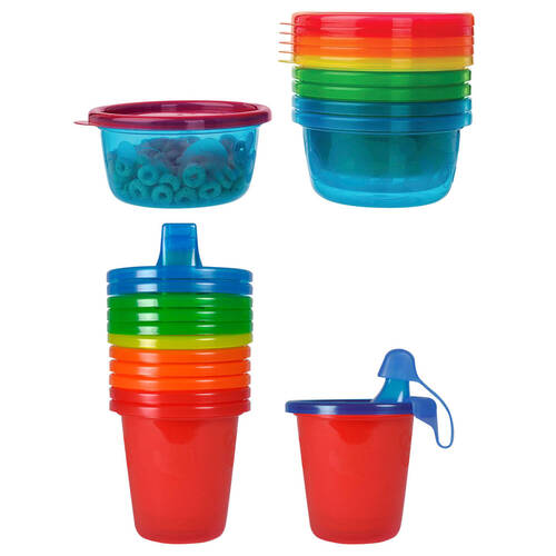 12PK The First Years Take & Toss Bowls/Sippy Cups