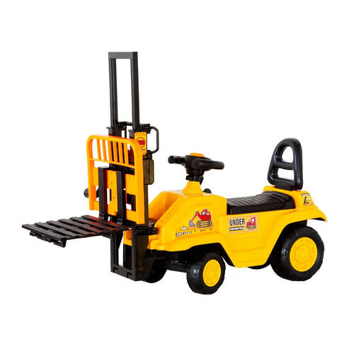 Lenoxx Kids Manual Control Ride-on Forklift w/Working Mast Lift & Pallet 3y+