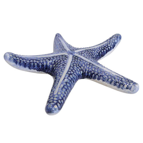 LVD Ceramic Starfish Figurine Home Decor 30x29cm - Blue