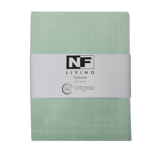 NF Home & Entertaining Essentials Table Cloth 150x300cm Solid Green