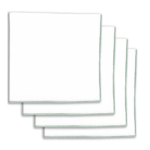 4pc NF Home & Entertaining Essentials Bourdon Napkins 45x45cm Solid Sage