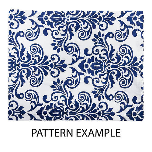 NF Home & Entertaining Essentials Ornamental Table Cloth 32x26cm Damask Blue