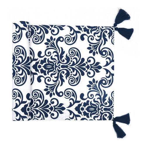 NF Home & Entertaining Essentials Ornamental Table Runner 28x13cm Woven Blue