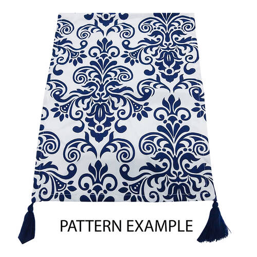 NF Home & Entertaining Essentials Ornamental Table Runner 36x12cm Woven Navy