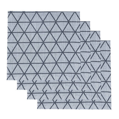 4pc NF Home & Entertaining Essentials Jacquard Napkins 24x12cm Woven Blue