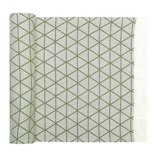 NF Home & Entertaining Essentials Jacquard Table Runner 36x12cm Olive