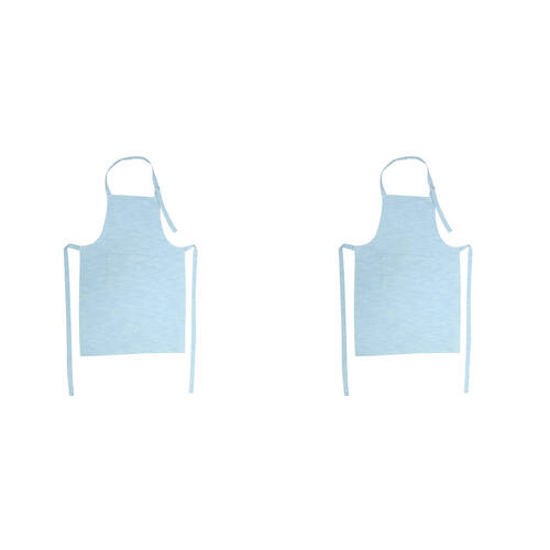 2PK NF Home & Entertaining Essentials Elysian Apron 26x25cm Solid Blue