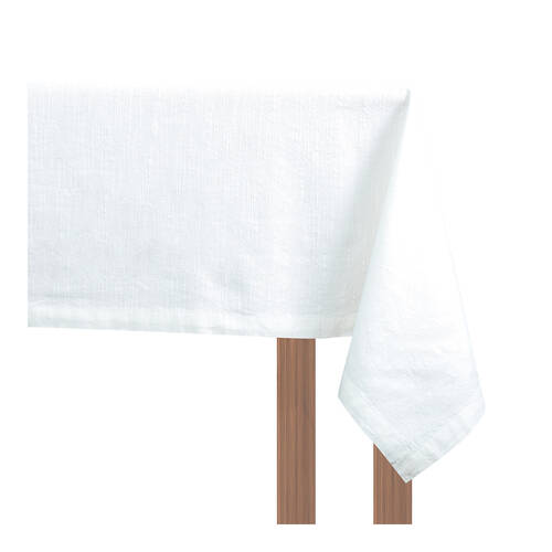 NF Home & Entertaining Essentials Elysian Table Cloth 32x26cm Solid White