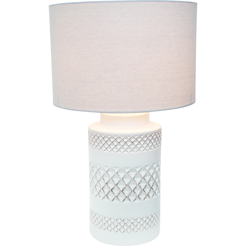 LVD Campania Ceramic 60.5cm Lamp Home/Office Table Decor