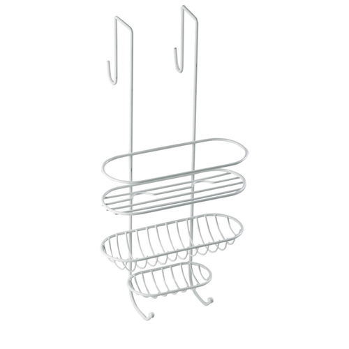 Urban Lines 27x54cm Over Door Shower Caddy - White