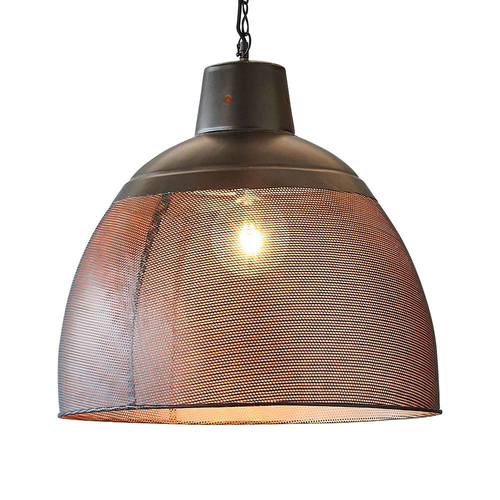 Belle Riva Iron Ceiling Pendant Light Large 62cm - Black/Gold