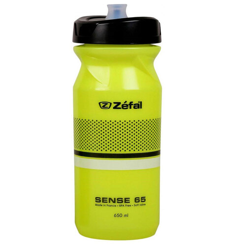 Zefal Water Bottle Sense M65 Bottle - Neon Yellow 650ml