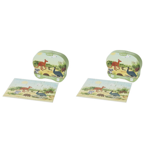 2PK 24pc Jiggle & Giggle Outback Buddies Jigsaw Puzzle Kids Toy 3y+