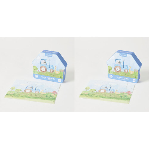 2PK 24pc Jiggle & Giggle Farm Friends Jigsaw Puzzle Kids Toy 3y+