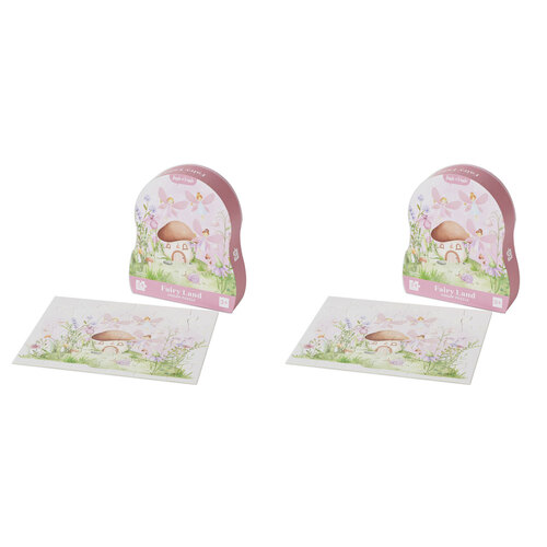 2PK 24pc Jiggle & Giggle Fairy Land Jigsaw Puzzle Kids Toy 3y+
