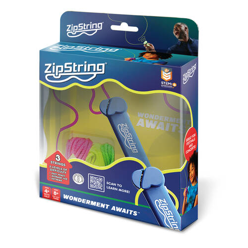ZipString String Launcher Fidget STEM Toy 10.7x3.3cm - Assorted 8y+