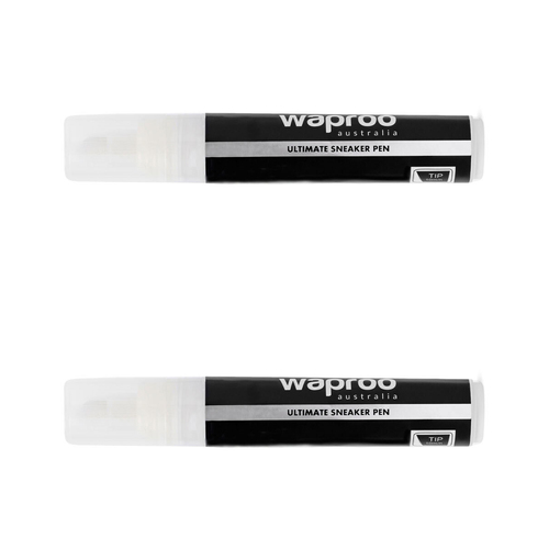 2PK Waproo Platinum Sneaker/Shoe Touch-Up Recolouring Pen Black